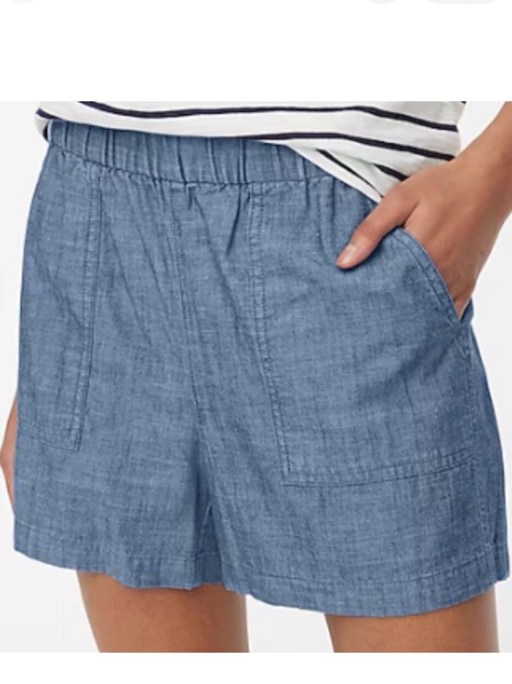 J.CREW Teal Green Linen-Blend Women’s Casual Shorts! 🐚 - Picture 14 of 14